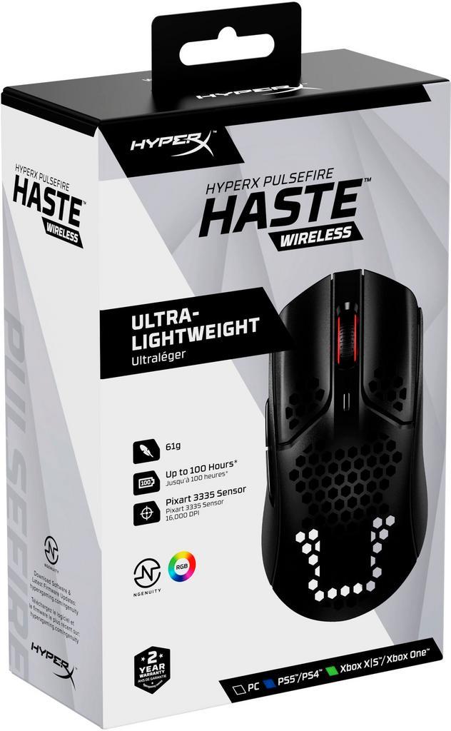 HyperX Pulsefire Haste - Draadloze Gaming Muis - 16000DPI -, Computers en Software, Muizen, Nieuw, Verzenden