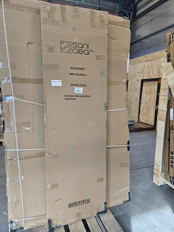 Glasdelen STK120 SK302SL120GL douchedeur 120 cm (niet te beschikbaar voor biedingen