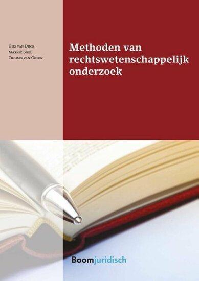 9789462904668 | Boom Juridische studieboeken - Methoden v..., Boeken, Studieboeken en Cursussen, Verzenden