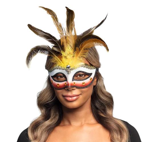 Gekleurde Oogmasker Voodoo, Hobby en Vrije tijd, Feestartikelen, Nieuw, Verzenden