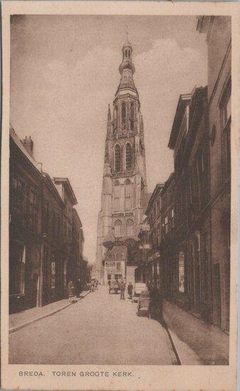 BREDA - Toren Groote Kerk, Verzamelen, Ansichtkaarten | Nederland, Verzenden