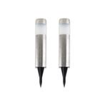 Ledisons Solar LED-priklamp Bella RVS set 2 stuks, Nieuw