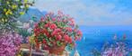 Domenico Ronca (1964) - Geranium on the sea - Amalfitan