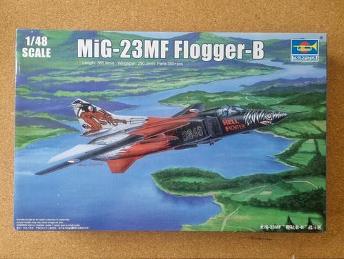 Trumpeter 02854 Mikoyan-Gurevich MiG-23MF Flogger-B 1:48, Hobby en Vrije tijd, Modelbouw | Vliegtuigen en Helikopters, Verzenden