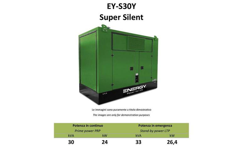 Generator aggregaat 33 kva EY-S30Y Yanmar SUPER SILENT, Doe-het-zelf en Verbouw, Aggregaten, Dieselolie, Nieuw, Elektrisch startend