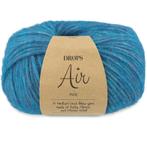 DROPS Air Mix - 11 pauwblauw - Wol Garen, Hobby en Vrije tijd, Breien en Haken, Ophalen of Verzenden, Nieuw