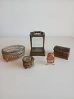 No reserve price! - Sieradendoos (5) - Brons, Messing, Glas,, Antiek en Kunst, Curiosa en Brocante