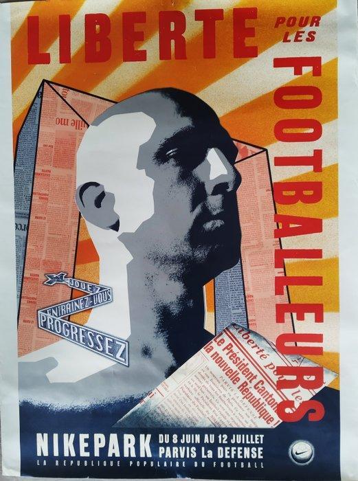 Éric Cantona - Coupe du Monde 1998 - Affiche Nike Park, Verzamelen, Overige Verzamelen