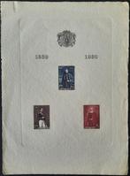 België 1930 - Feuillets de Luxe, 1830-1930 de eerste drie, Gestempeld