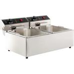 COMBISTEEL ELEKTRISCHE TAFELFRITEUSE 2X6 L - BUDGET LINE, Verzenden, Nieuw in verpakking
