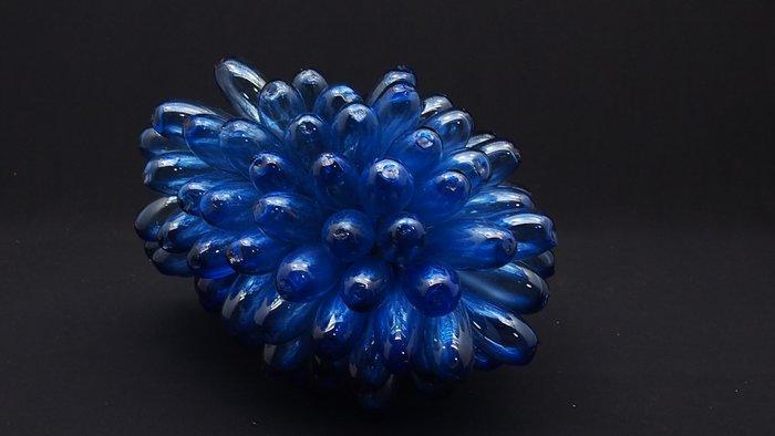 Plafondlamp - Glaasjes van gesmolten glas, Antiek en Kunst, Kunst | Designobjecten