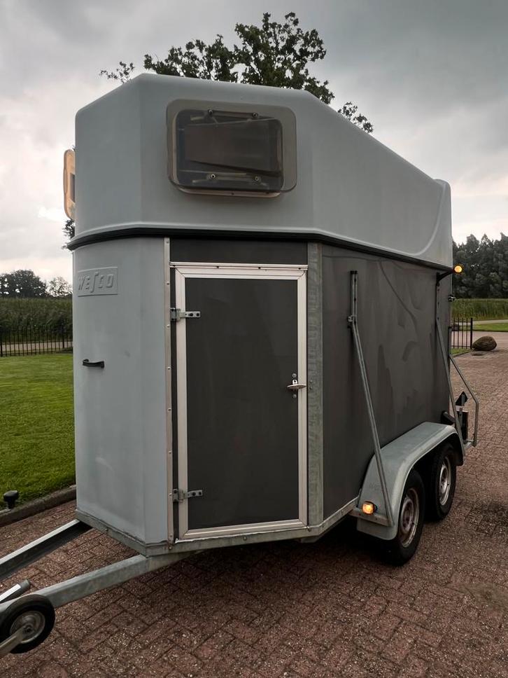 Leuke Wesco 2-paards trailer!, Dieren en Toebehoren, Paarden en Pony's | Trailers en Aanhangwagens, Nieuw, Ophalen