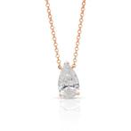 Ketting met hanger - 18 karaat Roségoud - 2.07ct. tw.