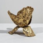 Tafelmiddenstuk - organisch ontwerp - Gepatineerd brons -