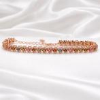 Zonder minimumprijs - Armband Verguld Toermalijn - Topaas -, Nieuw