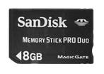 Sandisk Memory Stick Pro Duo 8GB MagicGate Zwart/Blauw, Spelcomputers en Games, Spelcomputers | Sony PSP, Ophalen of Verzenden