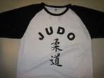 Judo Shirt wit / zwart maat 128, Nieuw, Ophalen of Verzenden