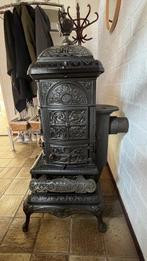 Kachel - Gietijzer - Antieke gietijzeren hout/koolkachel –, Antiek en Kunst, Curiosa en Brocante