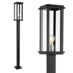 Buitenlamp Capital L sokkellamp zwart Tuinverlichting, Tuin en Terras, Verzenden, Nieuw