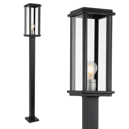 Buitenlamp Capital L sokkellamp zwart Tuinverlichting, Tuin en Terras, Buitenverlichting, Verzenden