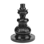 Sokkelpaal - Zwart - 31 cm - Alu, Tuin en Terras, Ophalen of Verzenden, Nieuw