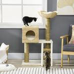 TRUUSK Krabpaal 100,5 Cm Hoog Met Kattenhol, Bed En Kattentr, Dieren en Toebehoren, Katten-accessoires, Verzenden, Nieuw