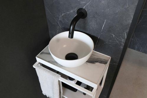 Jazz XS Wastafel | Porselein | Matwit | 24x12, Huis en Inrichting, Badkamer | Badkamermeubels, Minder dan 25 cm, Nieuw, Wastafelkast