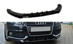Voorspoiler Audi A4 B8 V.1 Glanzend Zwart, Ophalen of Verzenden, Nieuw