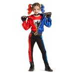 Harley Quinn Kostuum Meisje 5 delig, Nieuw, Verzenden