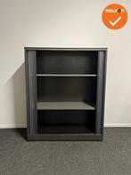 Roldeurkast - Ahrend - 144x120x45cm - Zwart met kunststof do, Werkplek, Ophalen of Verzenden, Gebruikt, Kast