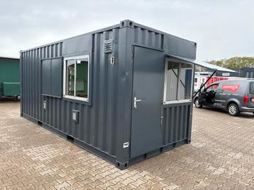 Kantoorunit - 6 x 2,45 mtr gecombineerd met container beschikbaar voor biedingen