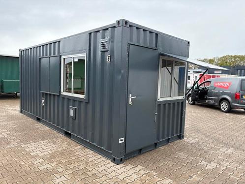 Kantoorunit - 6 x 2,45 mtr gecombineerd met container, Zakelijke goederen, Machines en Bouw | Keten en Containers, Ophalen of Verzenden