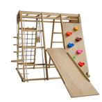 Maxi speeltoestel voor kinderen - Met glijbaan - Naturel, Verzenden, Nieuw
