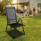 Tillvex® Tuinstoel Opklapbaar - Met armleuning - Antislip -, Verzenden, Nieuw