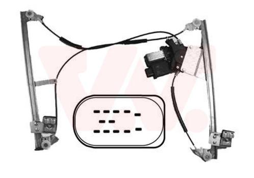RAAMREGELAAR VOOR VW POLO IIIF 1999-2001 6N3998801D, Auto diversen, Auto-accessoires, Nieuw, Ophalen of Verzenden