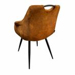 MX Sofa Eetkamerstoel Royce | Antraciet | Velvet/velours, Huis en Inrichting, Stoelen, Ophalen, Nieuw, Industrieel