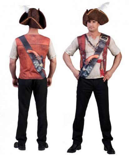 Piraten t-shirt 3D print voor heren - Piraten kleding, Kleding | Heren, Carnavalskleding en Feestkleding, Ophalen of Verzenden