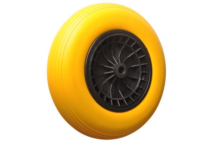 Kruiwagenwiel - 4.00-8 - anti lek band en zwarte kunststof, Auto-onderdelen, Banden en Velgen, Ophalen of Verzenden