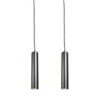 Set van 2 design hanglampen zwart - Tuba small, Nieuw, Overige materialen, Modern, 75 cm of meer