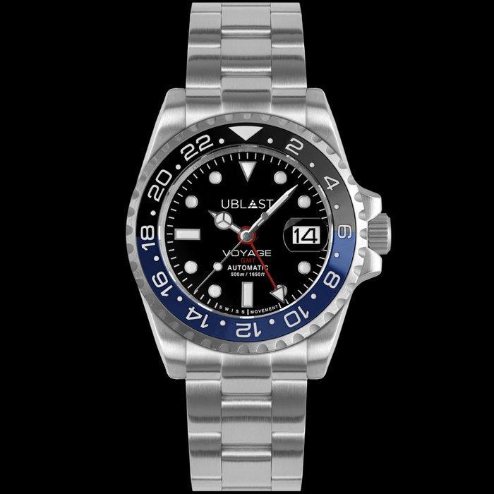Ublast - Voyage Pro Diver GMT - Automatic Swiss -, Sieraden, Tassen en Uiterlijk, Horloges | Heren