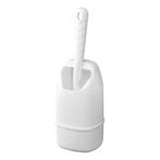 ProPlus Mini wc-borstel met houder - wit - compact en mak..., Caravans en Kamperen, Ophalen of Verzenden, Nieuw