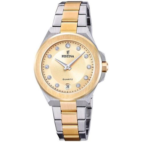 Horloge Heren Festina F20702/2 Gouden, Sieraden, Tassen en Uiterlijk, Zonnebrillen en Brillen | Heren, Verzenden