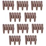 Palissade - borderrand - kunststof - bruin - 2,7m, Verzenden, Nieuw