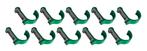 Set van 10 aluminium kledinghaken, kapstokken (gebogen, gro, Ophalen of Verzenden, Nieuw