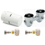 Designset Haaks 16mm Alu/Pex  Wit -  Vasco Flatline, Doe-het-zelf en Verbouw, Verwarming en Radiatoren, Verzenden, Nieuw