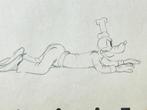 Walt Disney - Vintage Goofy productietekening - Made by, Verzamelen, Nieuw