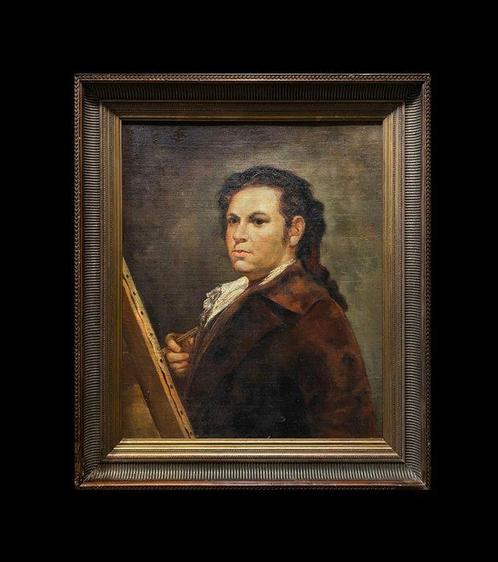 European school (XX), After Francisco de Goya - Selfportrait, Antiek en Kunst, Kunst | Schilderijen | Klassiek