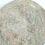 Griek-Bactrisch Brons Zeldzame Spiegel met Justitia - 192 mm, Antiek en Kunst