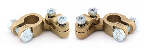 Set Universele gebogen accuklemmen, Auto diversen, Autogereedschap, Nieuw, Ophalen of Verzenden