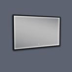 Badkamerspiegel BWS Miami LED Verlichting Mat Zwart 100x60, Ophalen of Verzenden, Nieuw, Bad